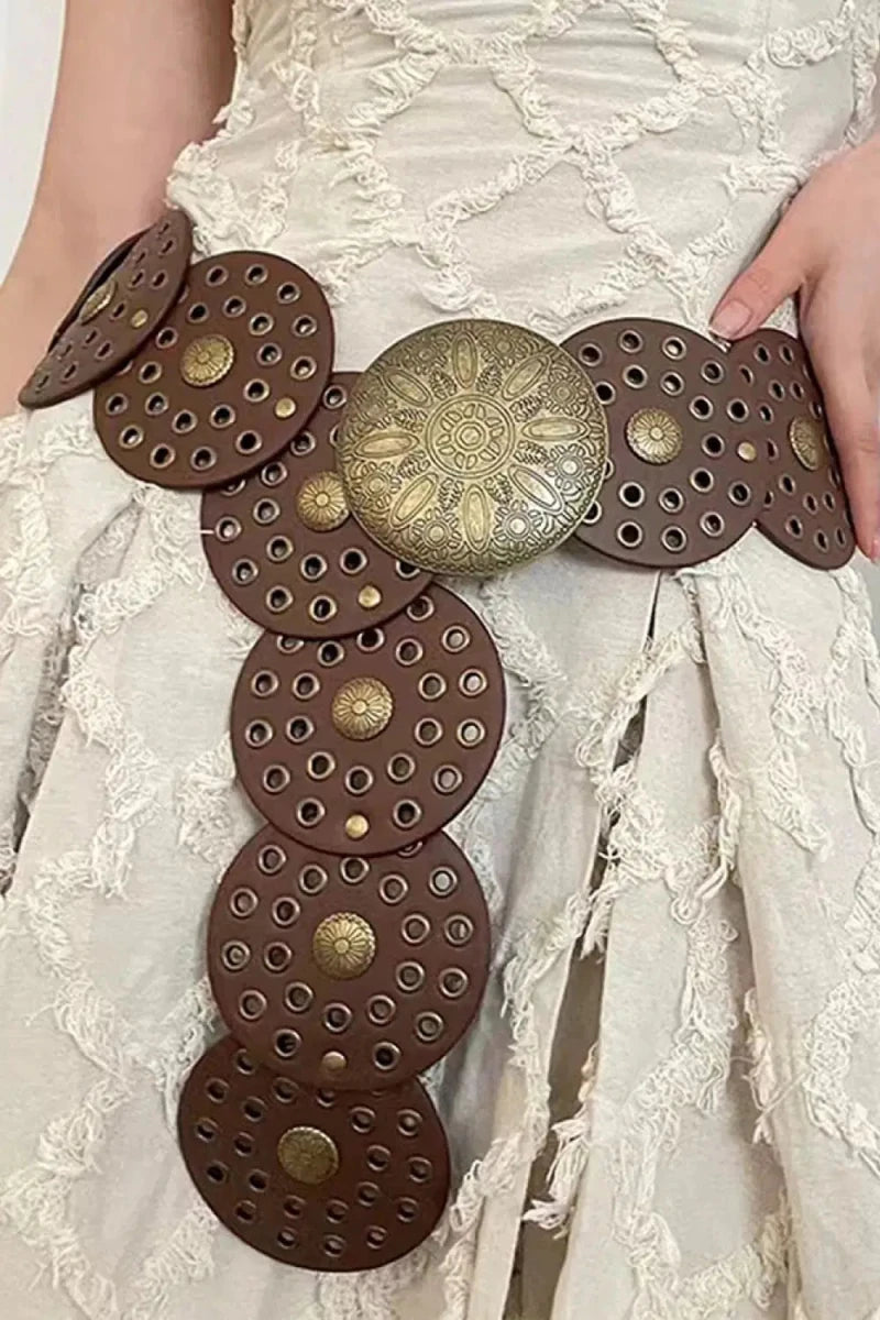 Zinc Alloy PU Disc Belt - Lustreve