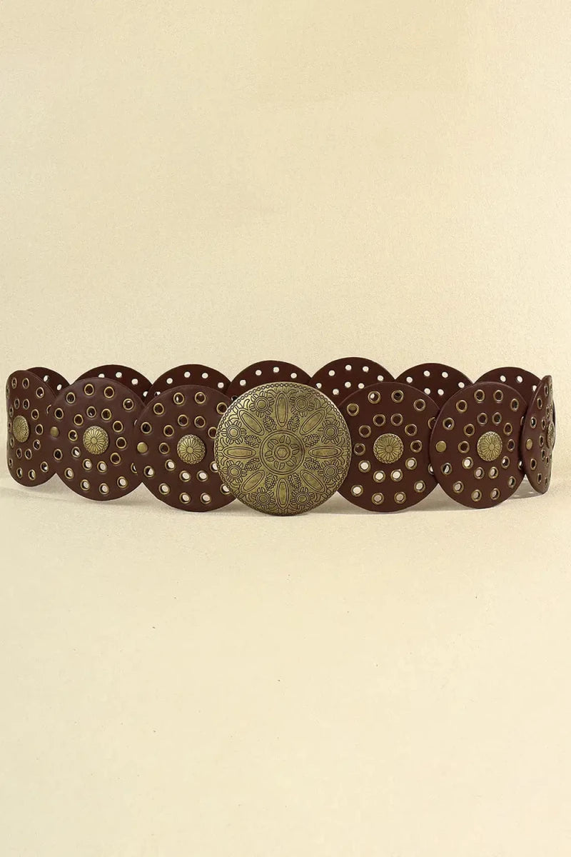 Zinc Alloy PU Disc Belt - Lustreve